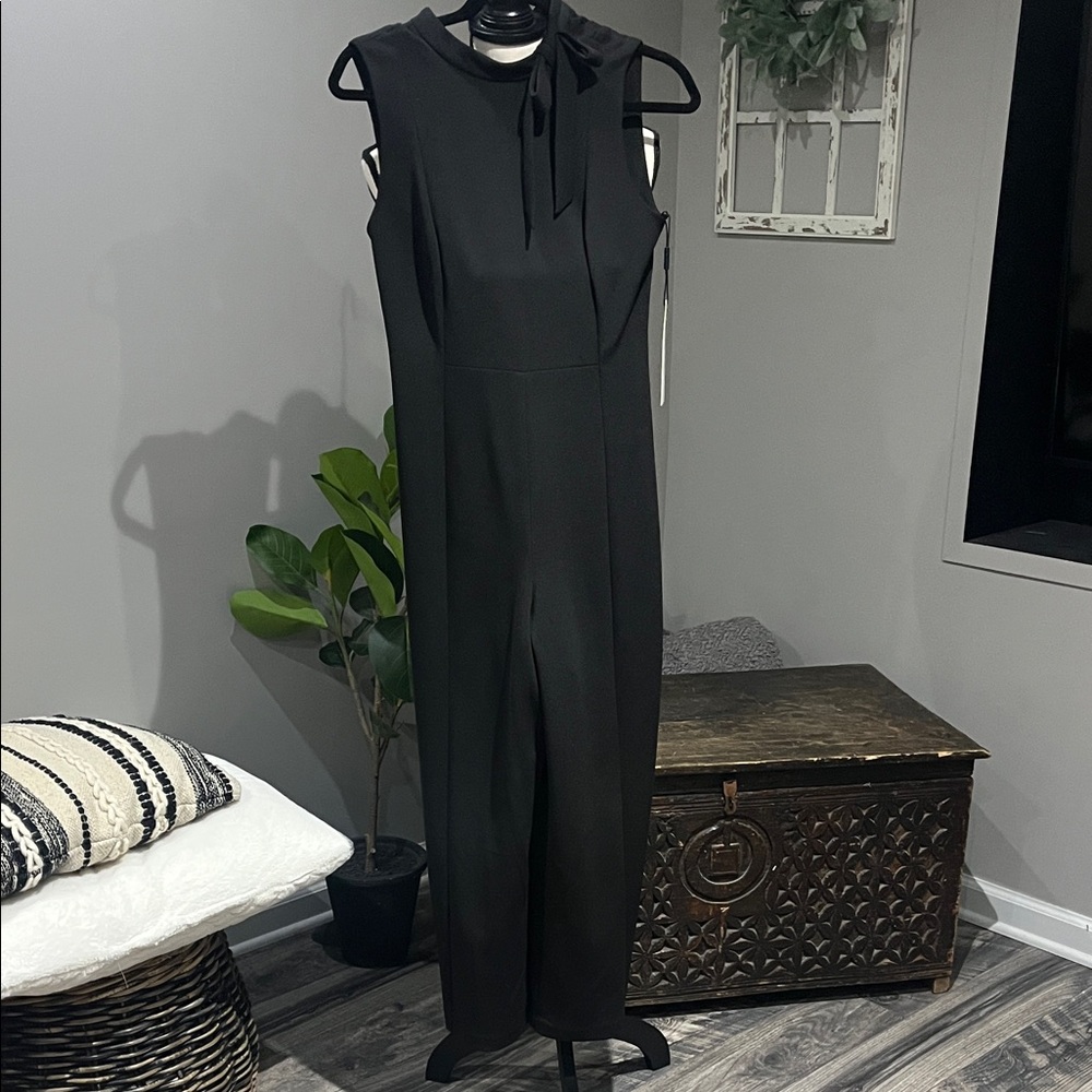 NWT Calvin Klein Black Sleeveless Jumpsuit